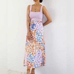 FARM Rio x Anthropologie Vibrance Maxi Skirt